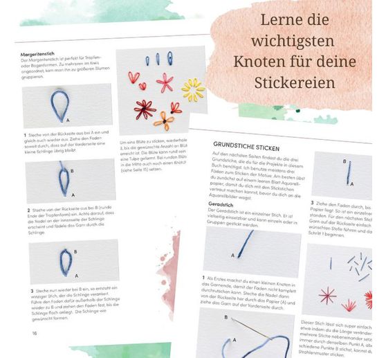 Book "Wundervolle Watercolor Stickerei"