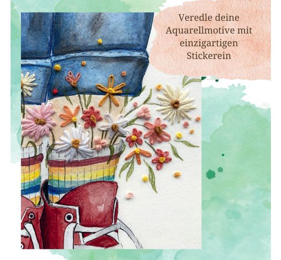 Book "Wundervolle Watercolor Stickerei"