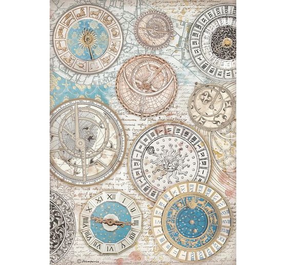 Motiv-Strohseiden Sortiment "Venice City of Art", 6er-Set