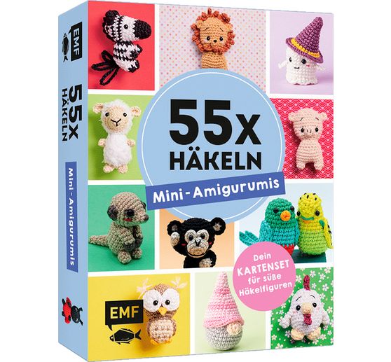 Kartenset "55 x häkeln - Mini-Amigurumi"