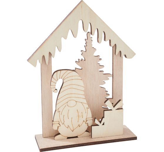 VBS Holz-Steckmotiv "Wichtelhaus"