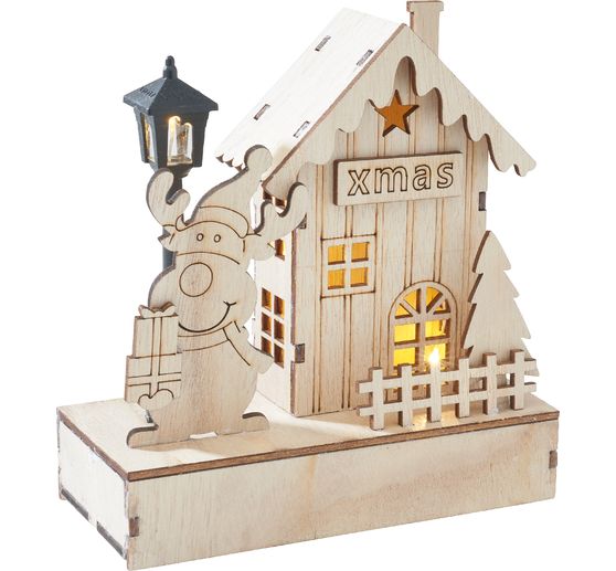 VBS Lichterhaus "Elch mit Laterne", inkl LED
