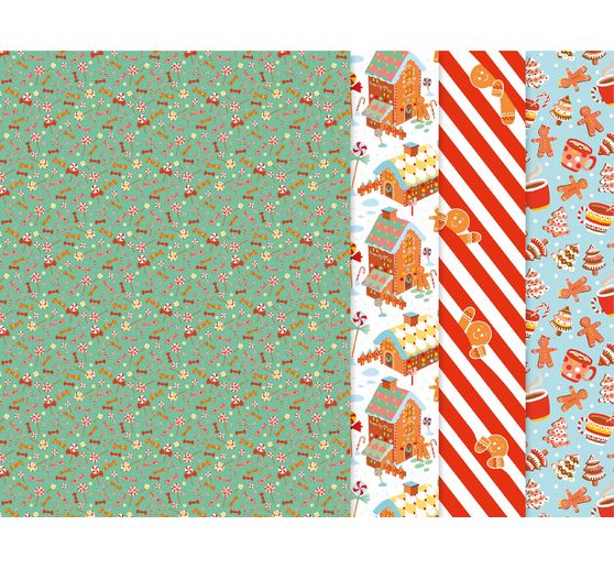 Décopatch Pocket Hot-Foil Collection Mix and Patch "Christmas Bakery"