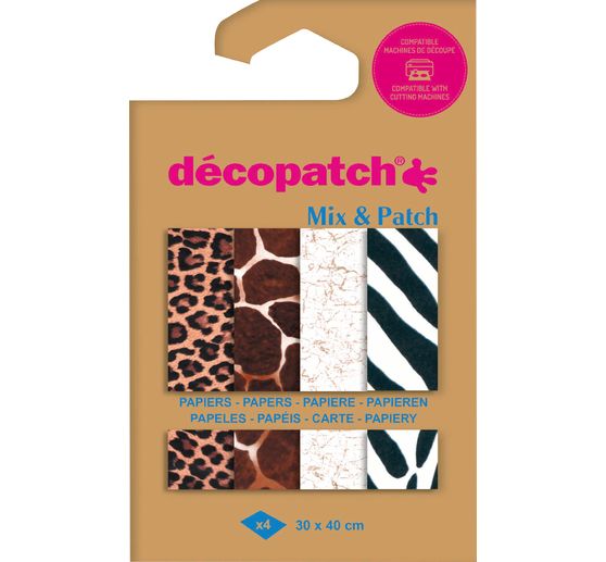 Décopatch Pocket Mix and Patch "Tierfelle"