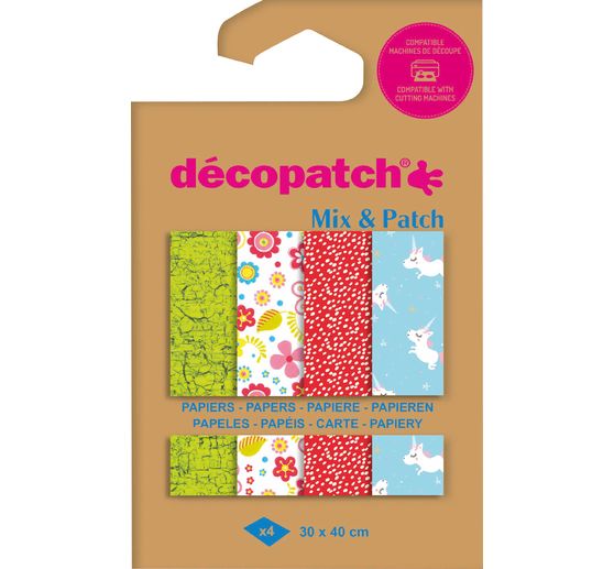 Décopatch Pocket Mix and Patch "Einhörner"