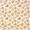 Tissu coton au mètre « Oranges », enduction acrylique