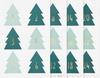 Stickers calendrier de l'Avent « Christmas Tree »