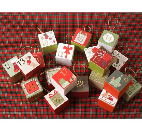 Stickers chiffres de l'Avent « Woofy Christmas »