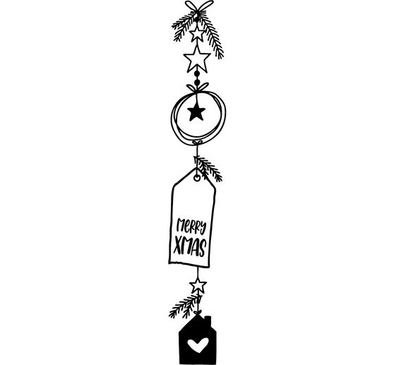 BUTTERER Stamp "Merry Xmas"