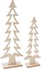 VBS Wooden fir trees, set of 2