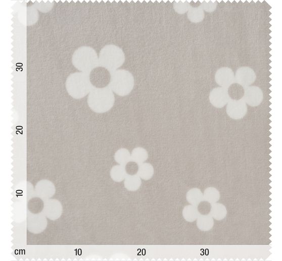 Fleece-Stoff "Blumen"