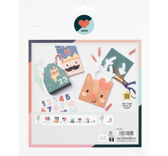 Adventskalender-Set "Santa & Friends"
