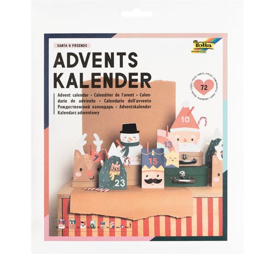 Adventskalender-Set "Santa & Friends"