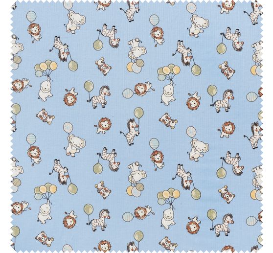 Tissu jersey au mètre « Animaux en fête »
