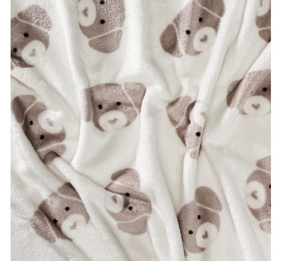 Double-Fleece-Stoff "Cute Dog"
