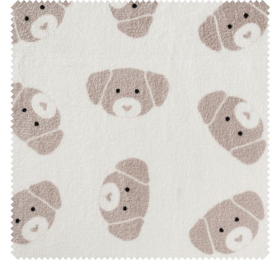Double-Fleece-Stoff "Cute Dog"