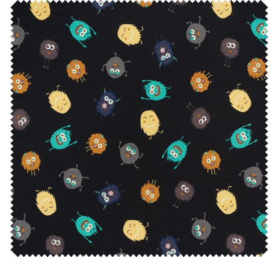 Tissu sweat au mètre « Funny Monsters »