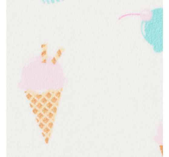 Tissu jersey polyester chilly print « Ice Cream »
