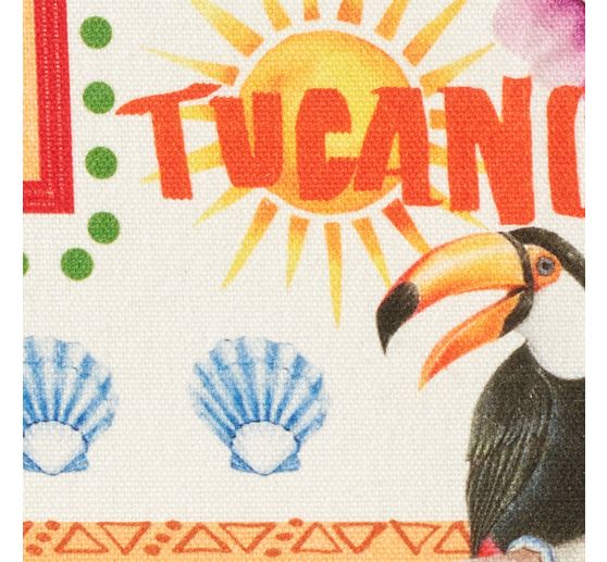 Tissu coton au mètre « Agua de Coco »