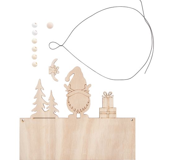 VBS Holz-Schild "Wichtel"