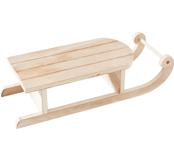 VBS Decorative wooden sledge