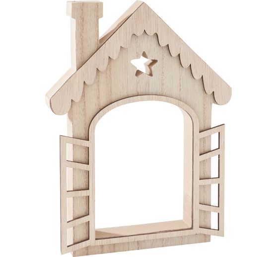 VBS Wooden house with shutters