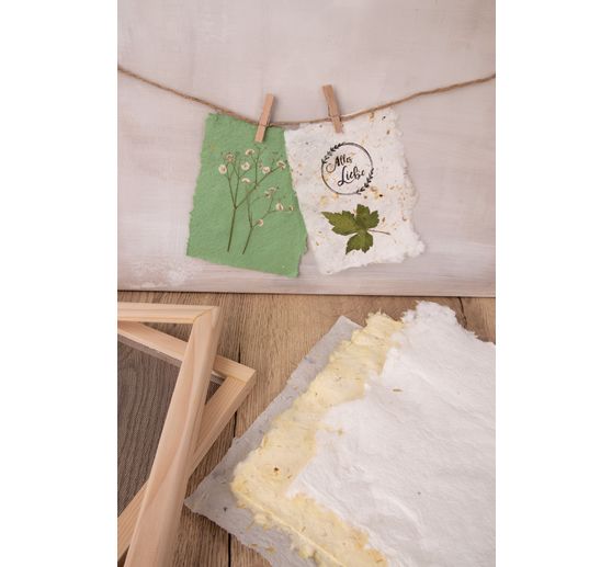 Cadre à découper en papier, 2 parties