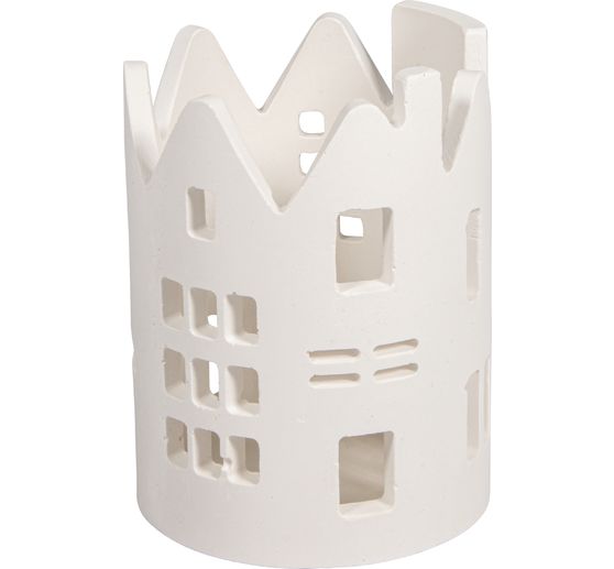 Silikon Gießform "Windlicht Häuser"