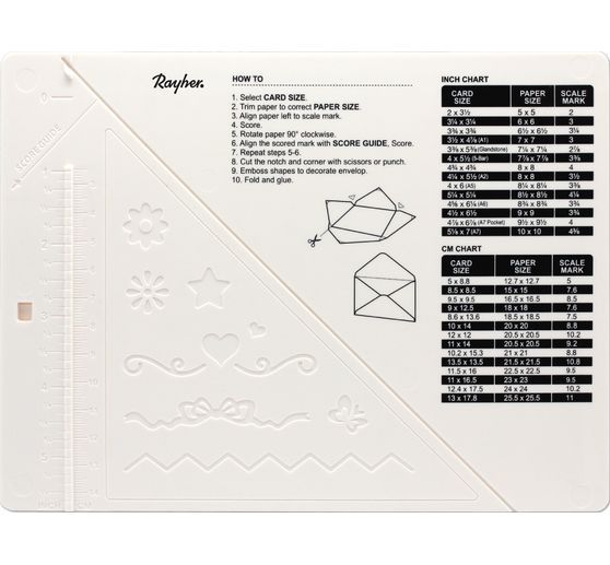 Planche de pliage multifonctionnelle, mini-Scoring Board