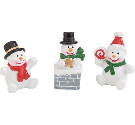 Bonshommes de neige miniatures VBS « Snowy »
