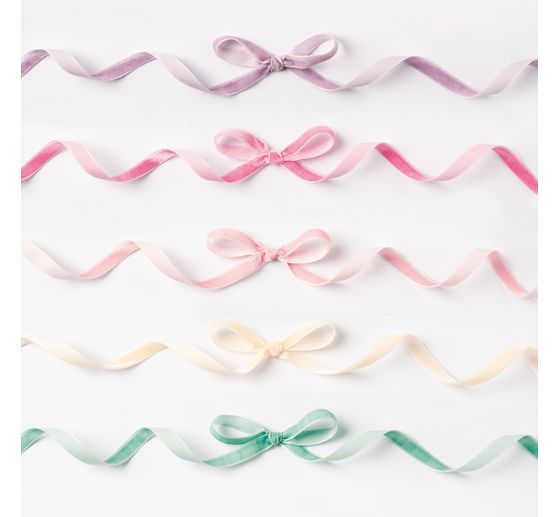 Rubans de velours pastel