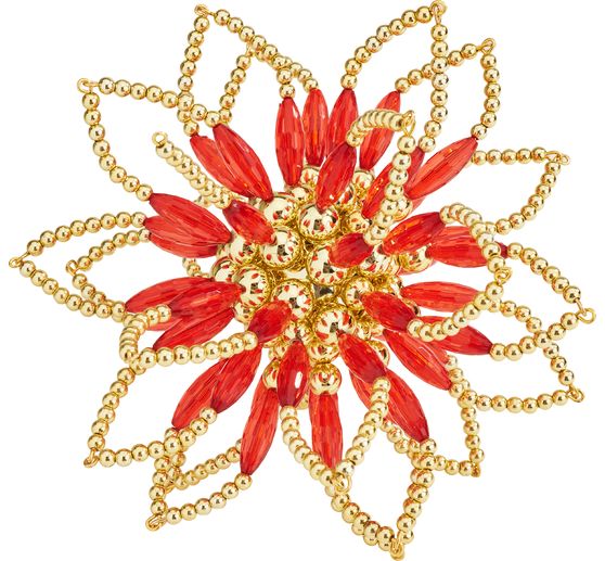 Perlenstern-Komplettset "Ruby Gold"