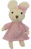 Souris miniature « Fille » , rose