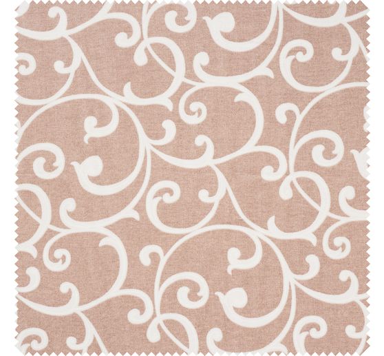 Dekostoff Leinenoptik "Diamond- Beige"