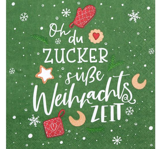 Serviette « Zuckersüße Zeit »