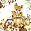 Serviette « Nature Cuteness »