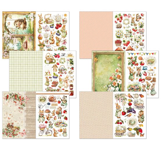 Junk Journal & Ephemera Book "Woodland Party"