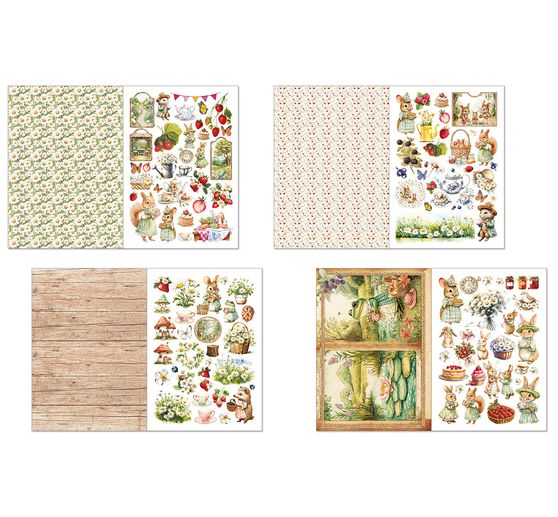 Junk Journal & Ephemera Book "Woodland Party"