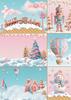 Motiv-Strohseide "Candy Christmas - Cards"