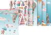 Motiv-Strohseiden Sortiment "Candy Christmas", 6er-Set