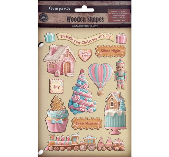 Lasercut-Motive "Candy Christmas"