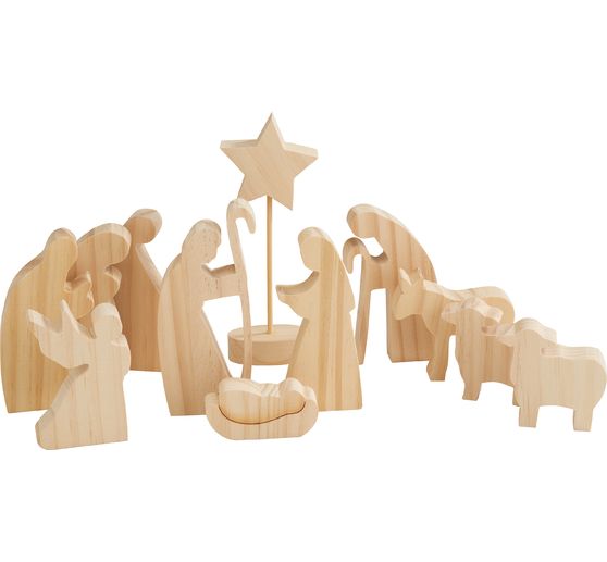 Santons en bois « Bethléem »