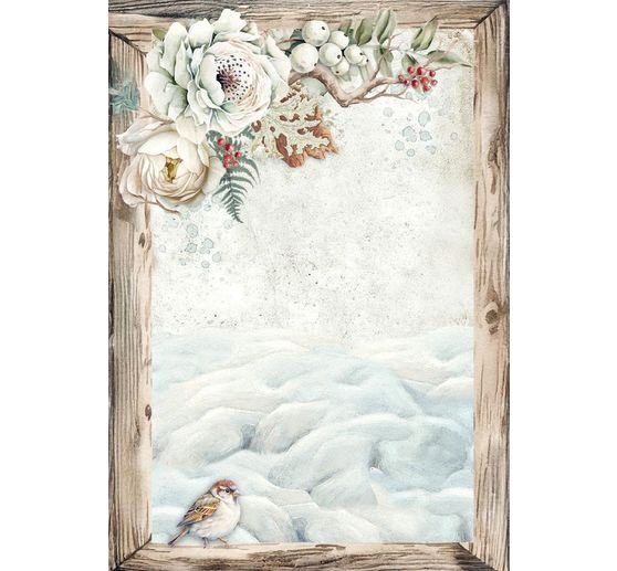 Motif straw silk backgrounds "The Owl's House"