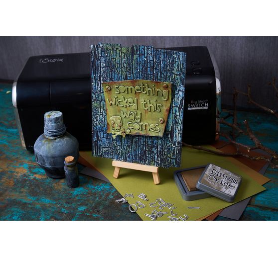 Sizzix Thinlits gabarit d'estampe "Alphanumeric Cutout Lower by Tim Holtz"