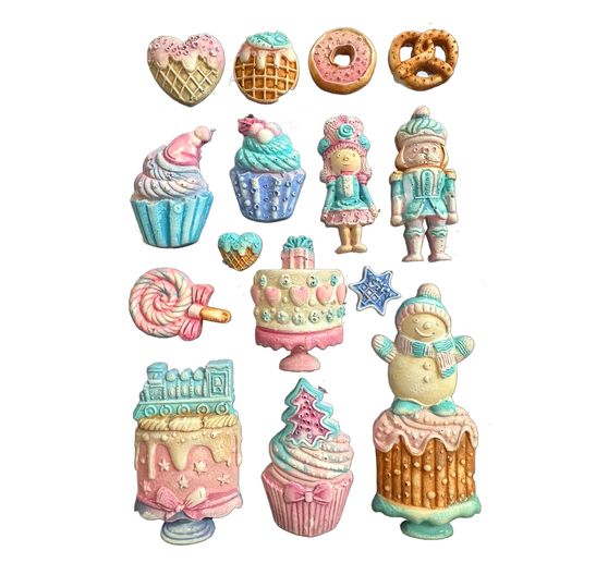 Silikonform A5 "Candy Christmas - Cakes"