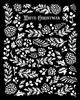 Stencil "The Owl's House - Pine Cones"