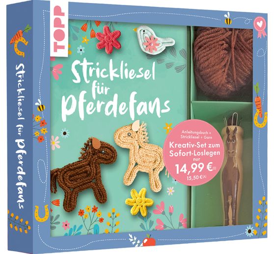 Set créatif « Strickliesel für Pferdefans »