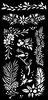Stencil "The Owl's House - Pine Cones"