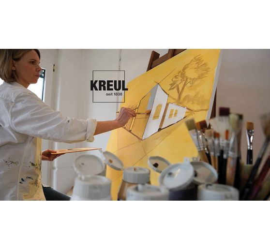 Peinture KREUL Triton Acrylic Liquid set « Base & Neutral Colors »