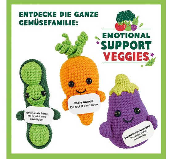 Kit de crochetage « Emotional Support Veggies »